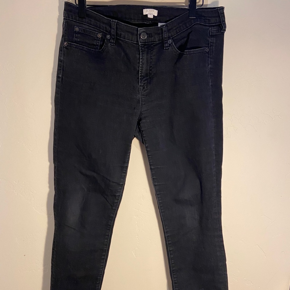 JCrew Skinny Stretch Black Jeans, Women’s 29 Ankle Length